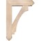Ekena Millwork Imperial Arts and Crafts Smooth Bracket w/ Offset Brace, Douglas Fir, 7 1/2"W x 28"D x 40"H BKT0806X28X40IMP03SDF - alternate 4